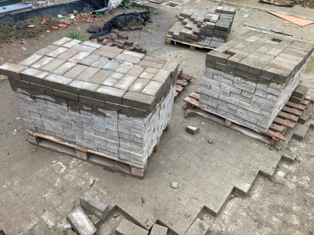 Pavés en béton 40 m2, Enlèvement, Comme neuf