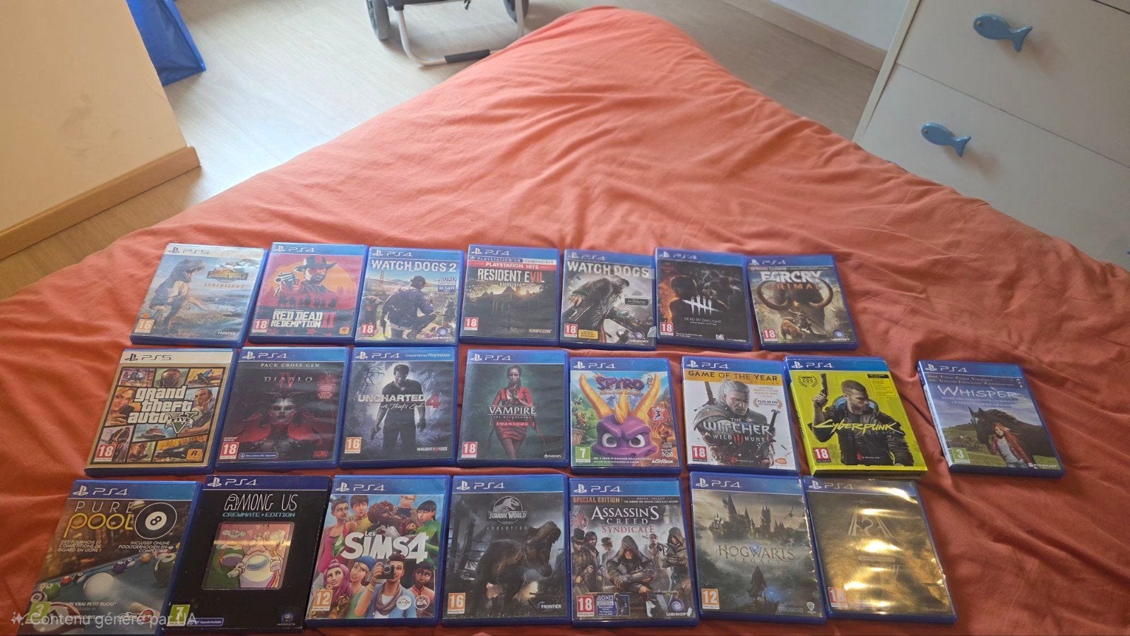 Lot 22 PS4/PS5-games - Zeer goede staat (Detail per unit po, Games en Spelcomputers, Ophalen of Verzenden, Zo goed als nieuw, Platform