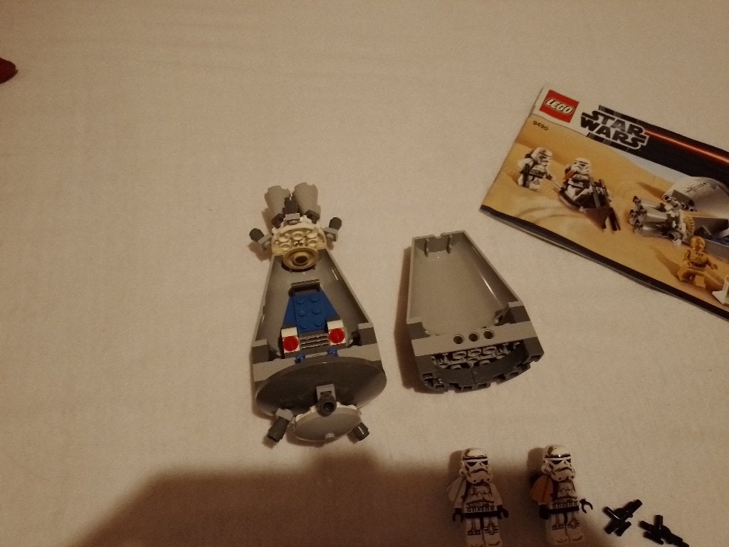 lego starwars 9490, Lego, Ophalen of Verzenden, Zo goed als nieuw, Compleet