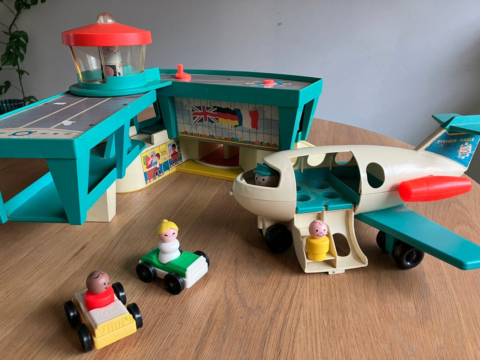 Vintage luchthaven fisher price, Ophalen