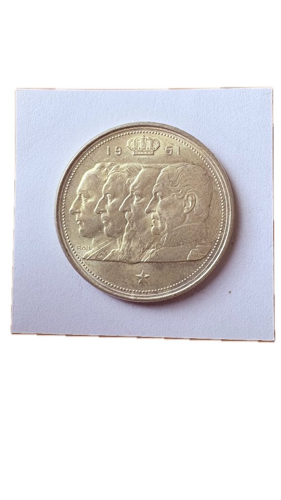 BAUDOUIN I : Argent 100 Francs 1951V, Enlèvement ou Envoi, Argent, Argent