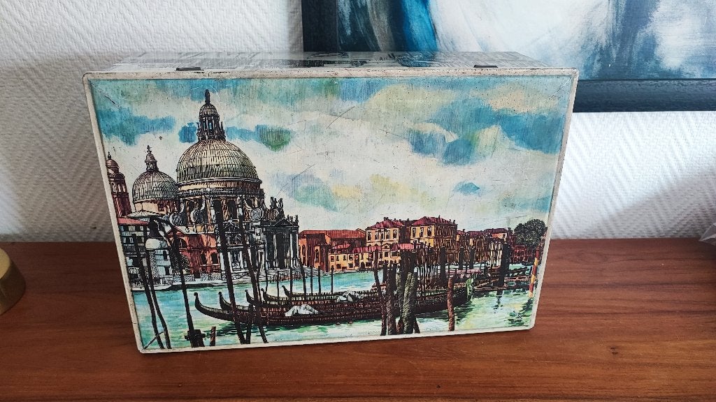 grande vieille boîte de Venise Demaret, Collections, Enlèvement ou Envoi
