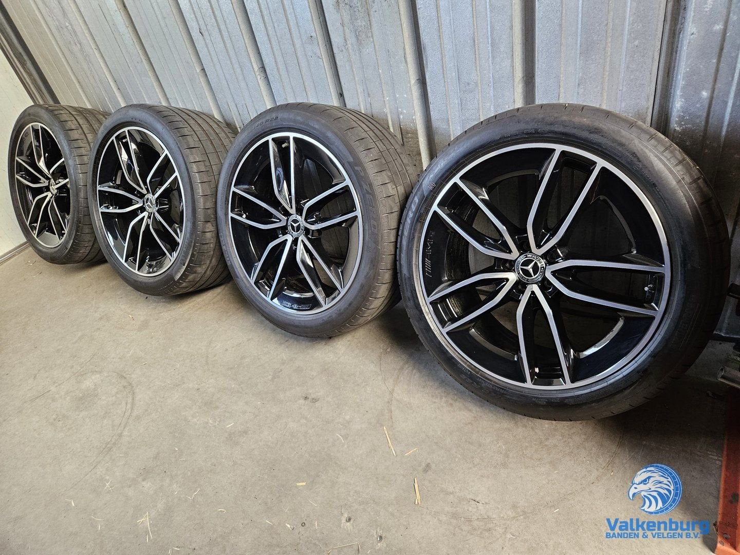 7mm! Originele Mercedes GLS GLE W167 AMG 22 inch zwarte velg, Pneus et Jantes, 285 mm, Véhicule de tourisme, Pneus été