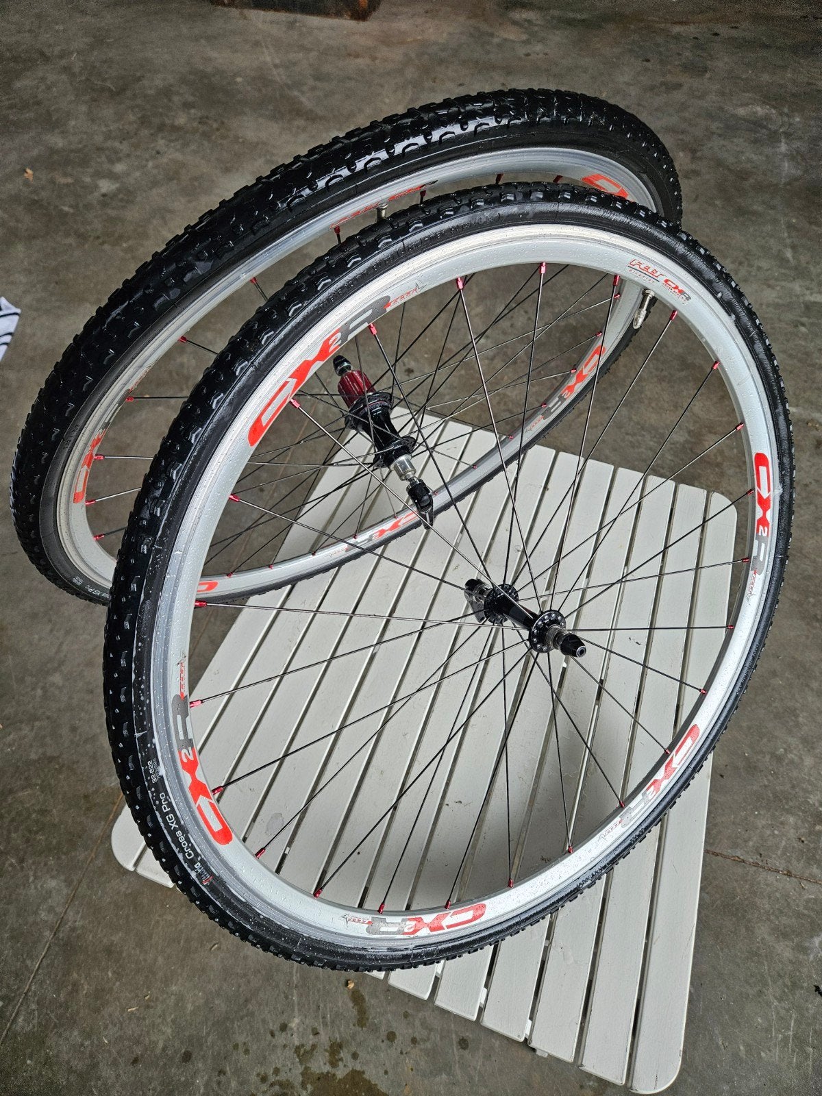 felt cyclocross wielen + banden, Fietsen en Brommers, Gebruikt, Gravelbike, Felt, Aluminium