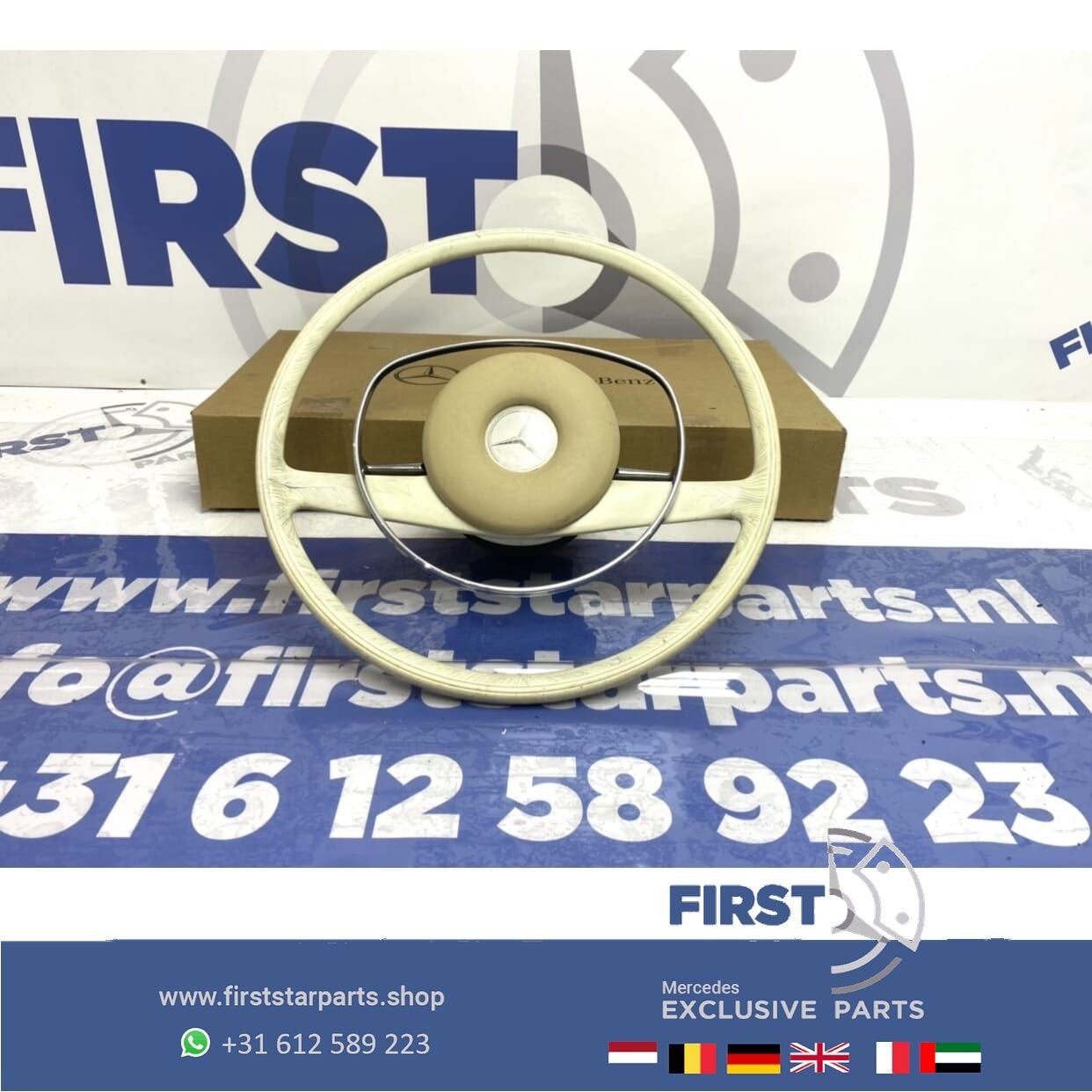 A1154640301 W114 W115 origineel Mercedes STUUR IVOOR WIT 196, Gebruikt, -, Ophalen of Verzenden, -