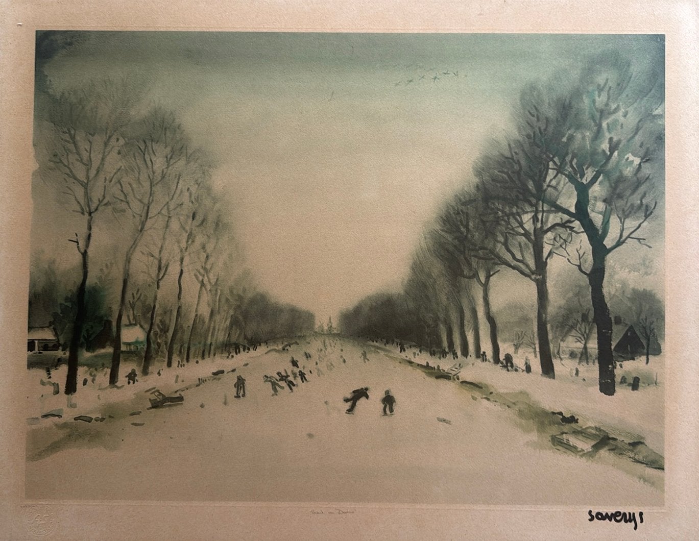 Albert Saverys: Vaart van Damme (poster), Enlèvement