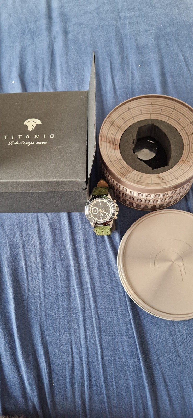 Titanio Tiberus Horloge, Handtassen en Accessoires, Horloges | Heren, Ophalen