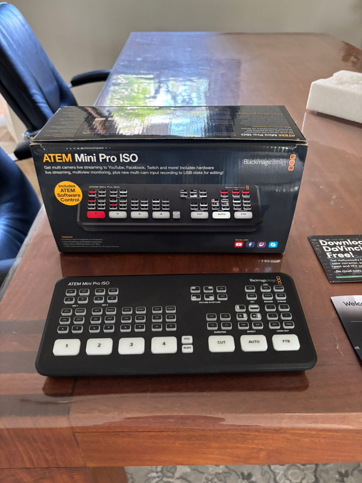 Blackmagic ATEM Mini Pro – NIEUW – ongebruikt – met doos, Audio, Tv en Foto, Professionele apparaten, Ophalen, Zo goed als nieuw