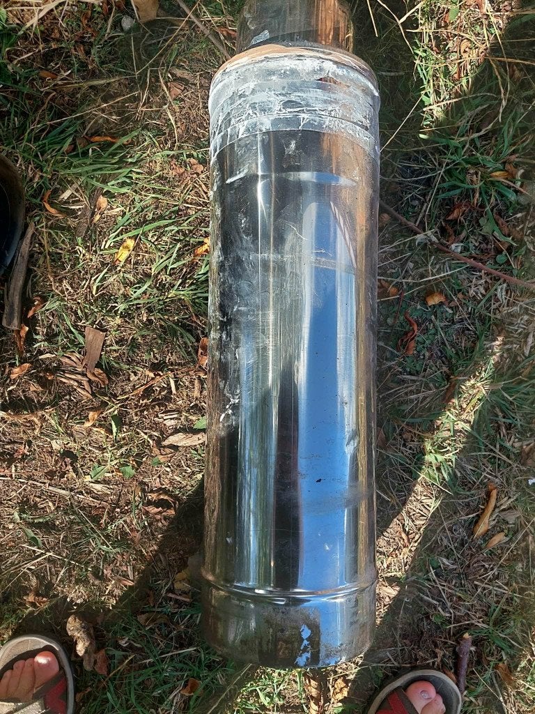 Conduits de cheminée en inox, Enlèvement, Utilisé