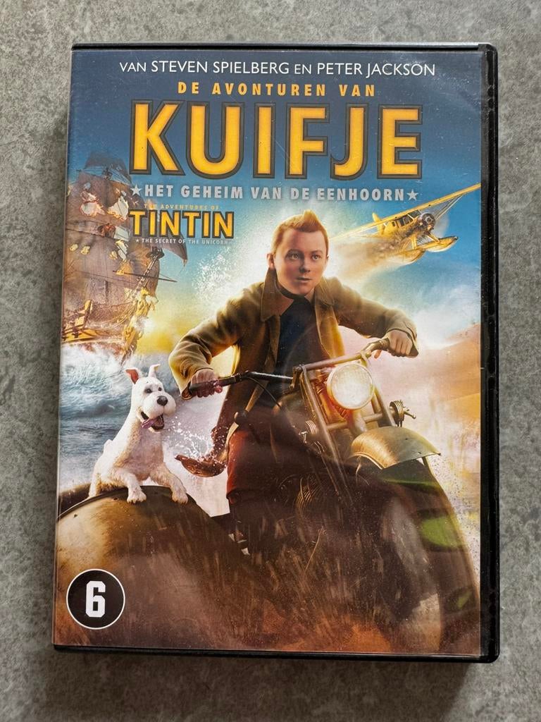 Dvd kuifje, Ophalen of Verzenden, Zo goed als nieuw