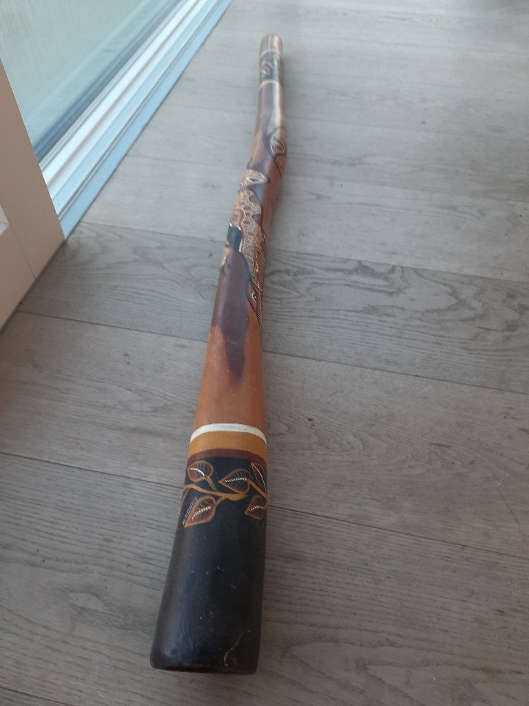 originele australische didgeridoo, Muziek en Instrumenten, Ophalen, Zo goed als nieuw