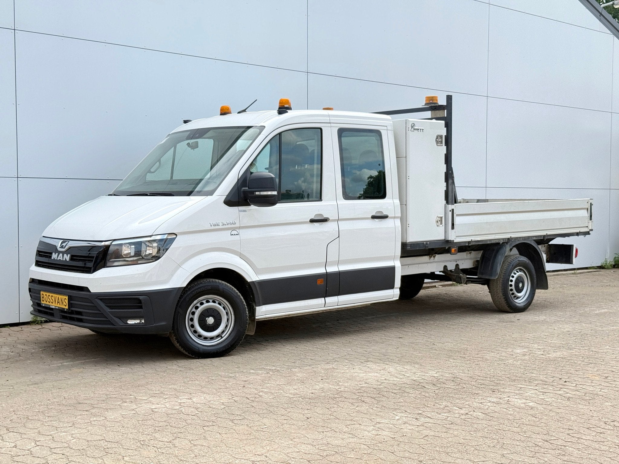 MAN TGE 3.140 2.0 TDI Automaat Open Laadbak Kist Dubbele cab, Autos, Achat, Entreprise, 2255 kg, 1968 cm³