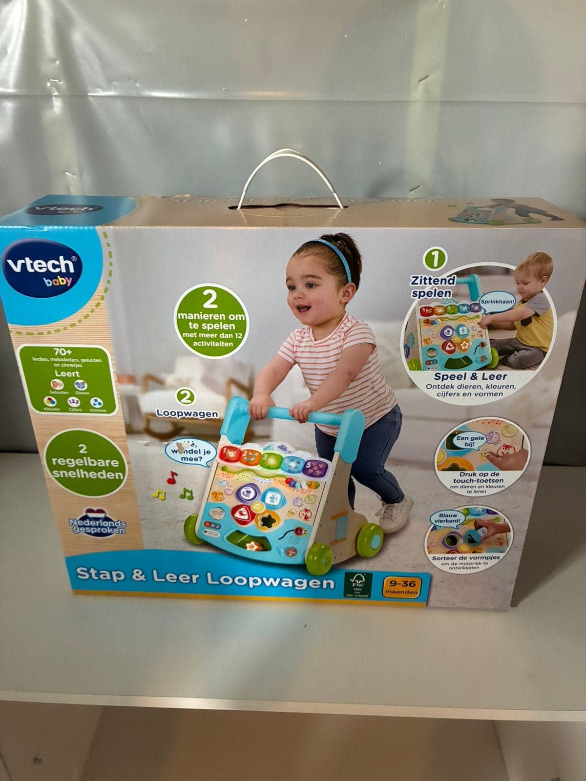 Vtech stap en Leer loopwagen NIEUW, Kinderen en Baby's, Ophalen, Nieuw, 6 maanden tot 2 jaar