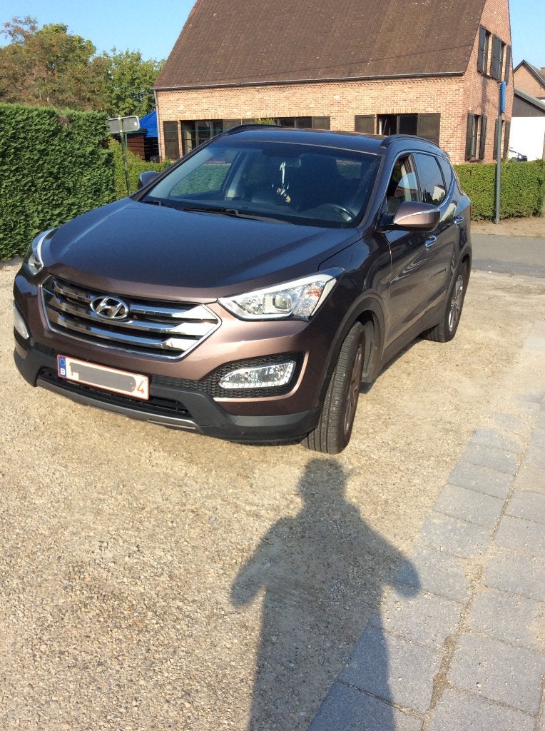 hyundai santa fe 2,0 diesel 2013, Autos, Hyundai, Cuir, Euro 6, Autres couleurs, Noir