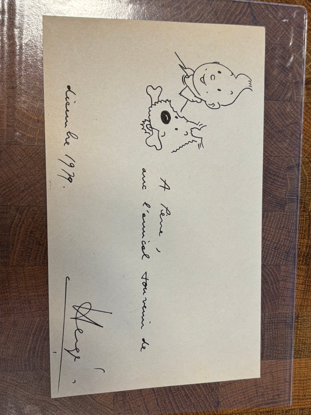 Signature tintin, Enlèvement ou Envoi, Comme neuf