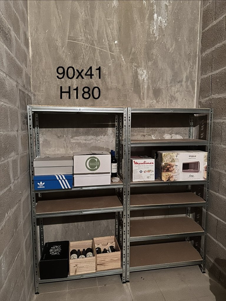 Étagère, cave, base à emboîter, capacité de charge 750 kg, Maison & Meubles, Enlèvement, Comme neuf, Étagère