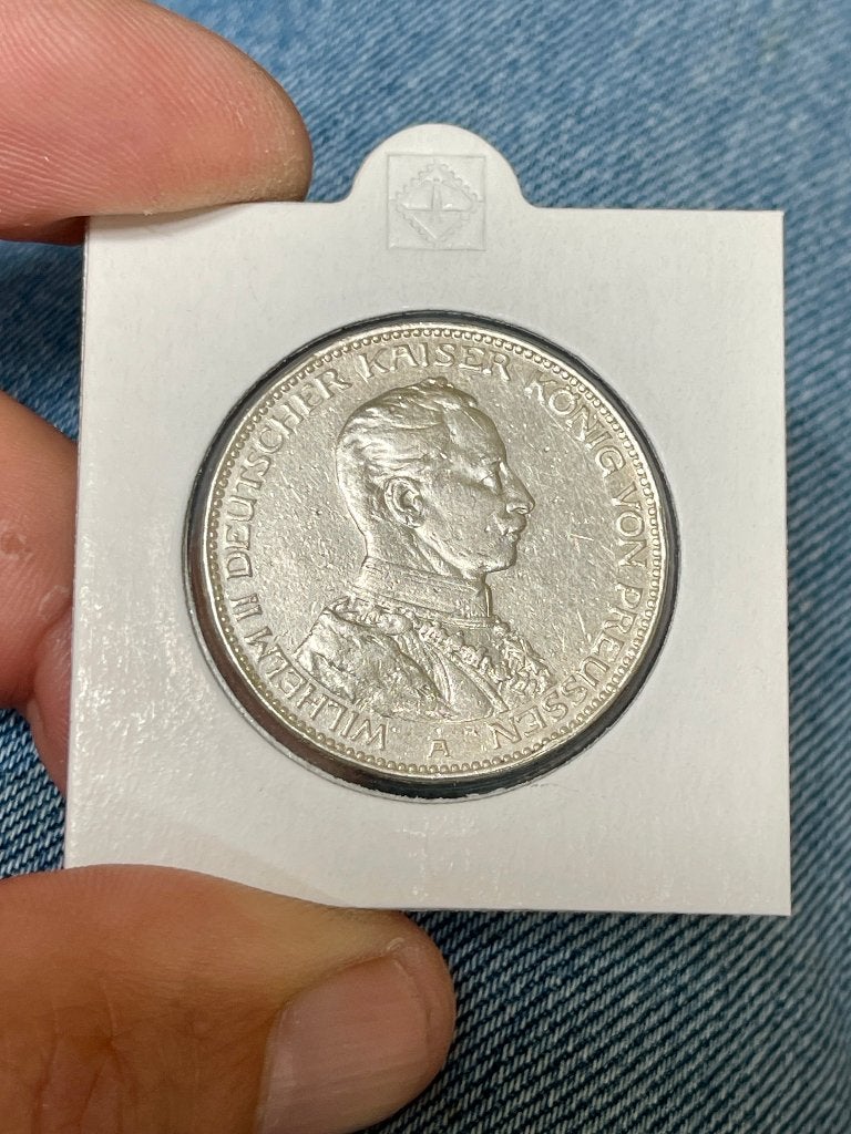 Allemagne 3 mark 1914 A, Enlèvement, Allemagne, Monnaie en vrac, Argent