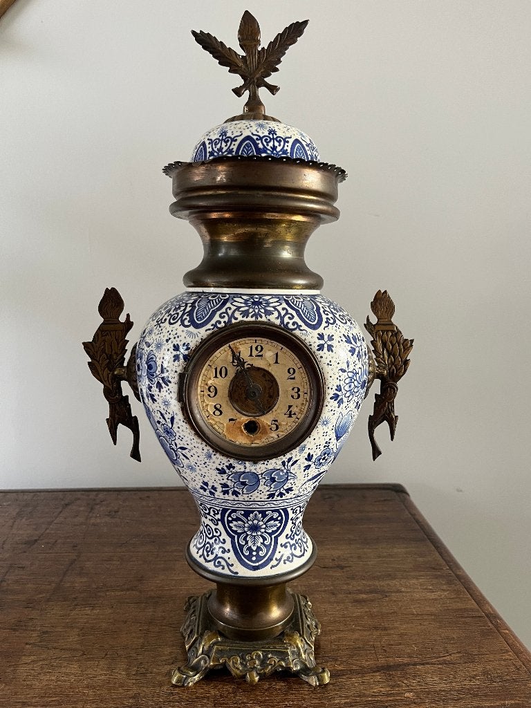 Pendule à vase antique, Antiquités & Art, Enlèvement ou Envoi