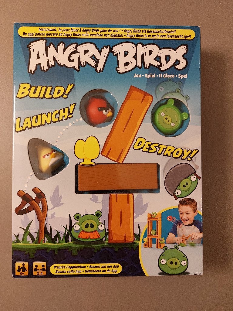 Angry Birds: Knock on Wood, Een of twee spelers, Ophalen of Verzenden, Gebruikt, Mattel