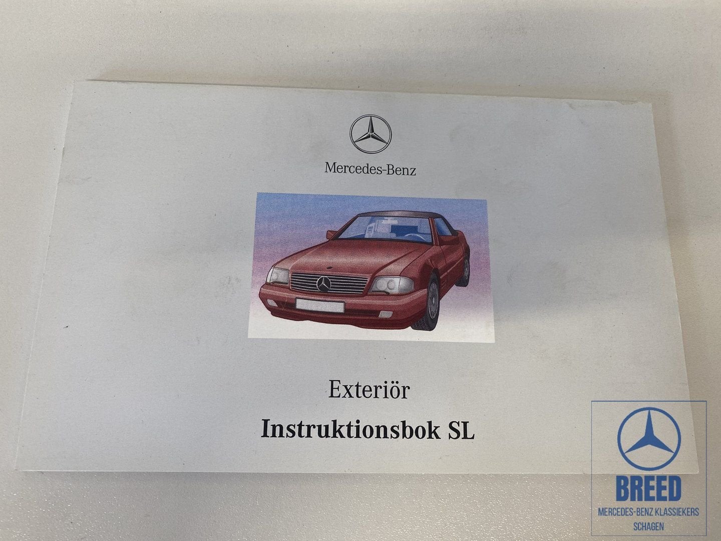 NOS handleiding exterieur Mercedes-Benz R129 Mopf Zweeds, Enlèvement ou Envoi