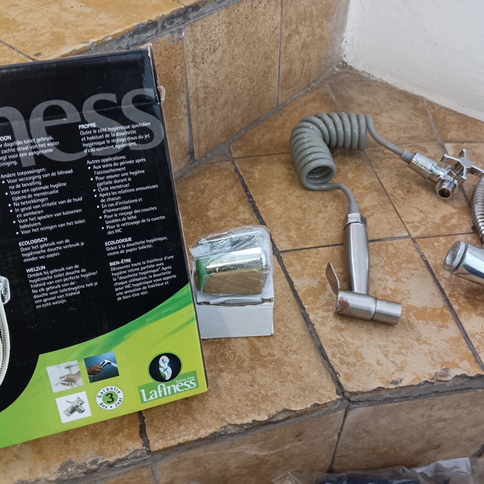 lafiness hygiëne set, Ophalen