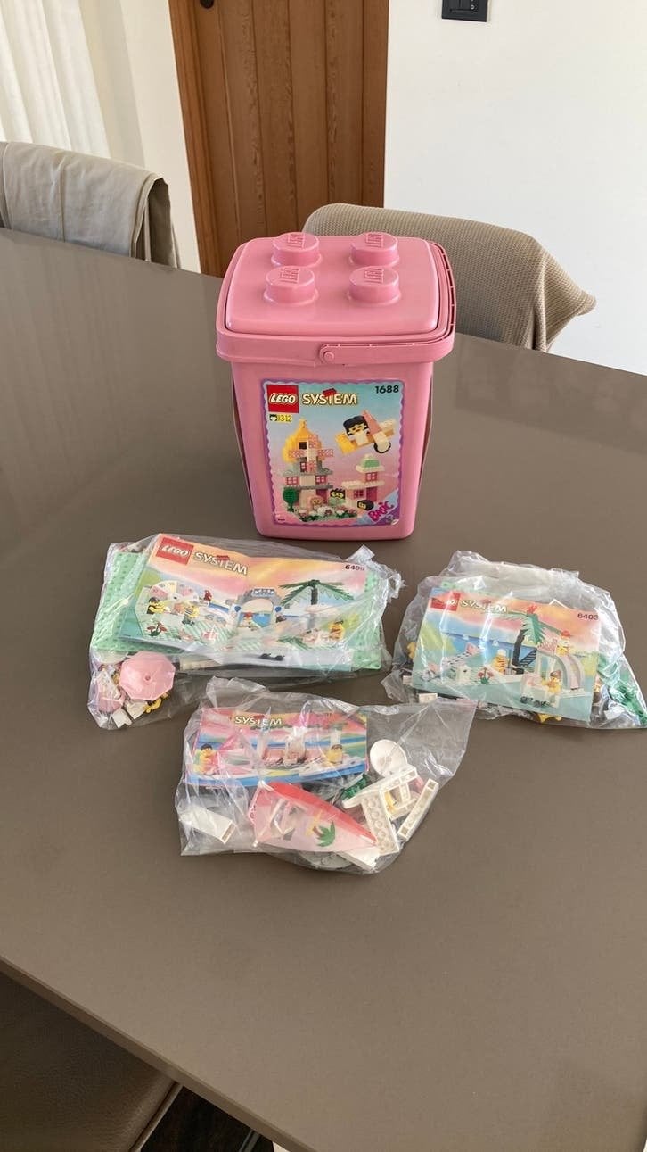 Set van 4 lego system - buitenkansje, Ophalen of Verzenden, Zo goed als nieuw, Lego