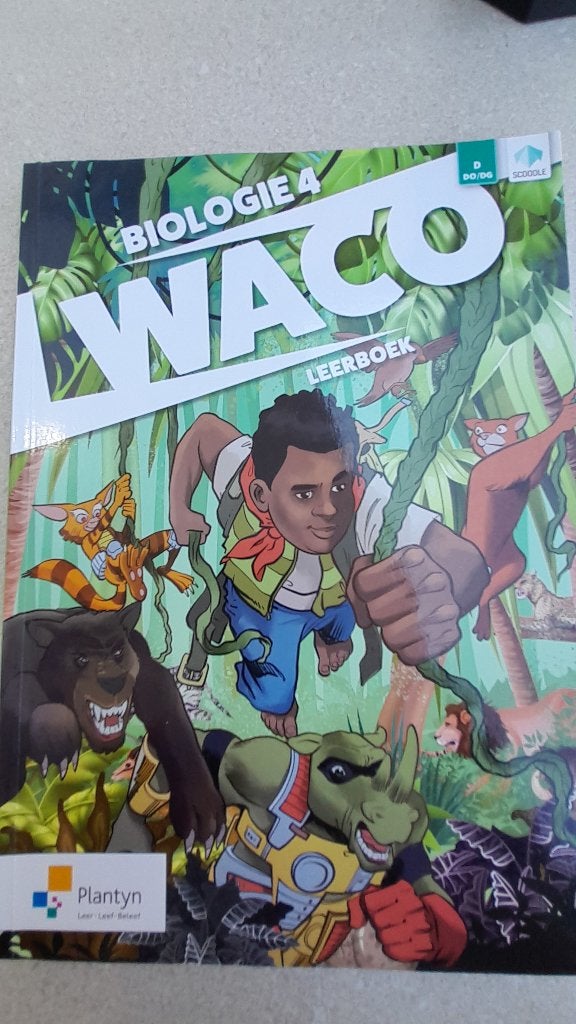 Schoolboek biologie 4 Waco, Enlèvement, Comme neuf, Biologie