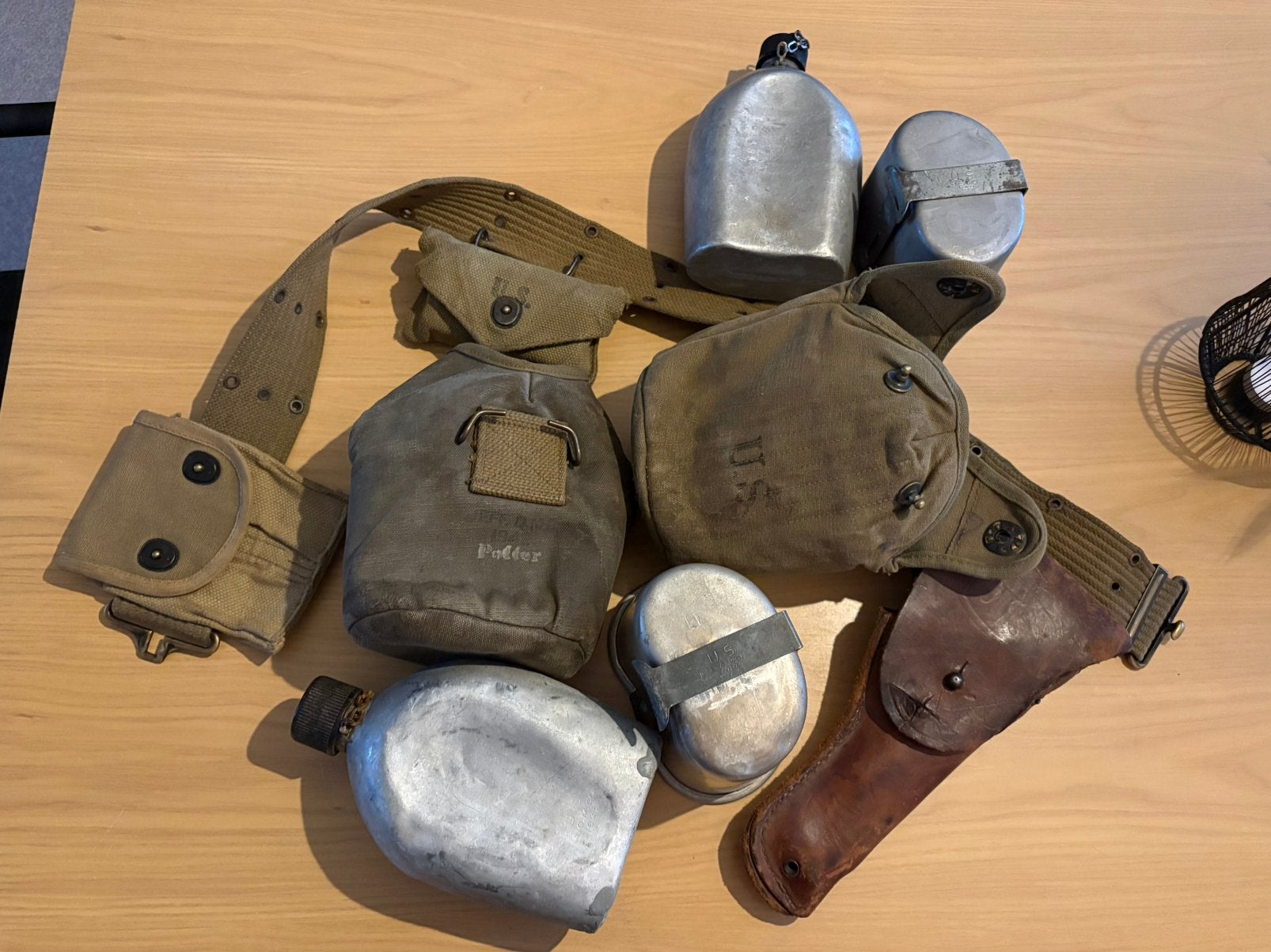 US WW2 webbing set, Enlèvement ou Envoi