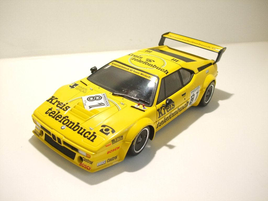 BMW M1 E26 #81 Kreistelefonbuch 1979 Minichamps 1/18 ZGAN, Ophalen of Verzenden, Zo goed als nieuw, Auto, MiniChamps