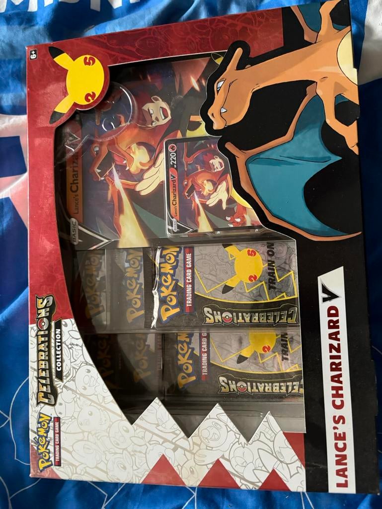 Pokemon celebrations lance’s charizard v, Ophalen of Verzenden, Nieuw
