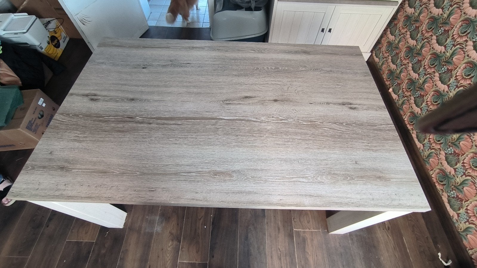 eettafel + barkast, Ophalen, Gebruikt, Vierkant