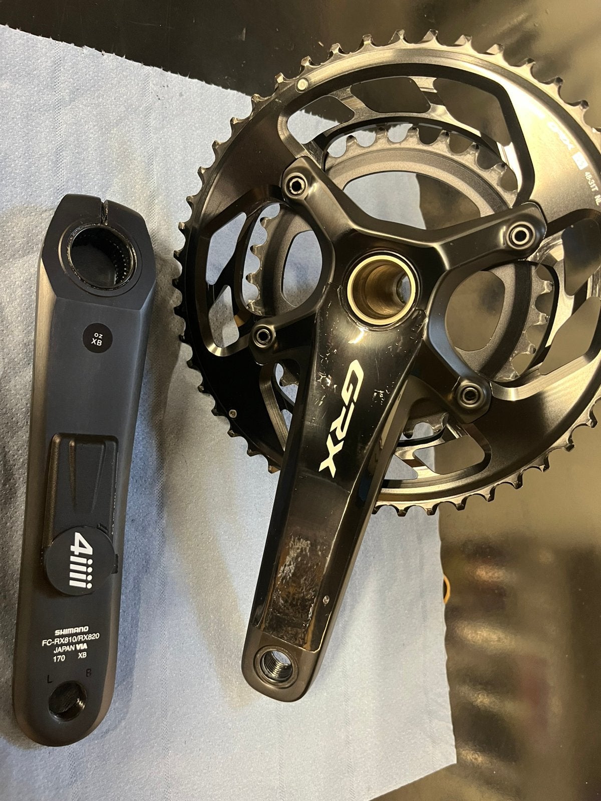 Pédalier Shimano GRX 12 vitesses avec capteur de puissance, Vélos & Vélomoteurs, Enlèvement ou Envoi, Comme neuf