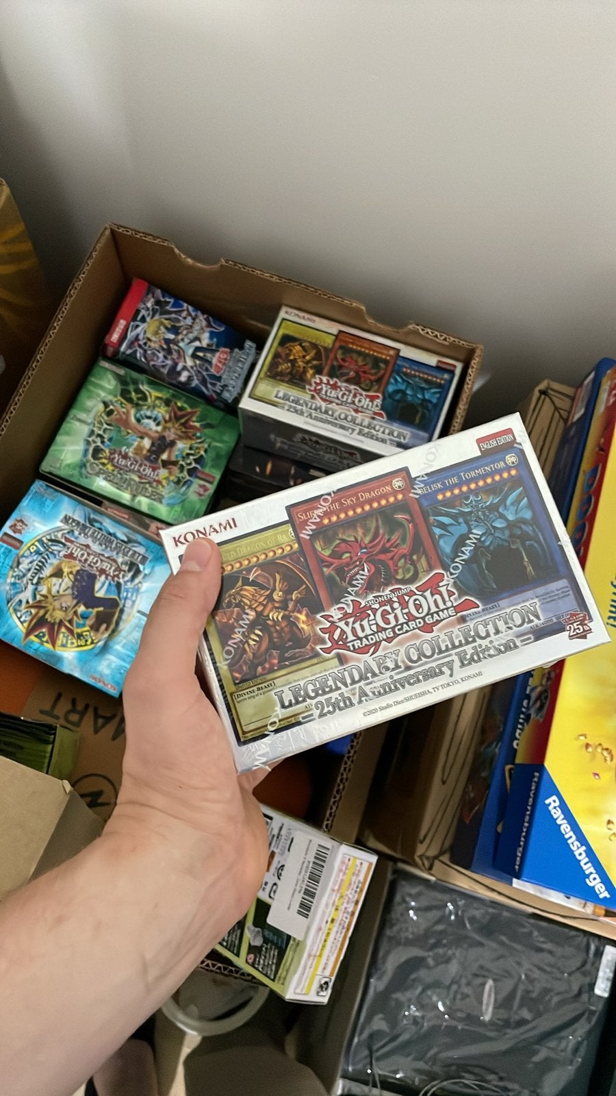 25th anniversary box alle packs sealed plus promo qcr pack, Ophalen of Verzenden, Nieuw