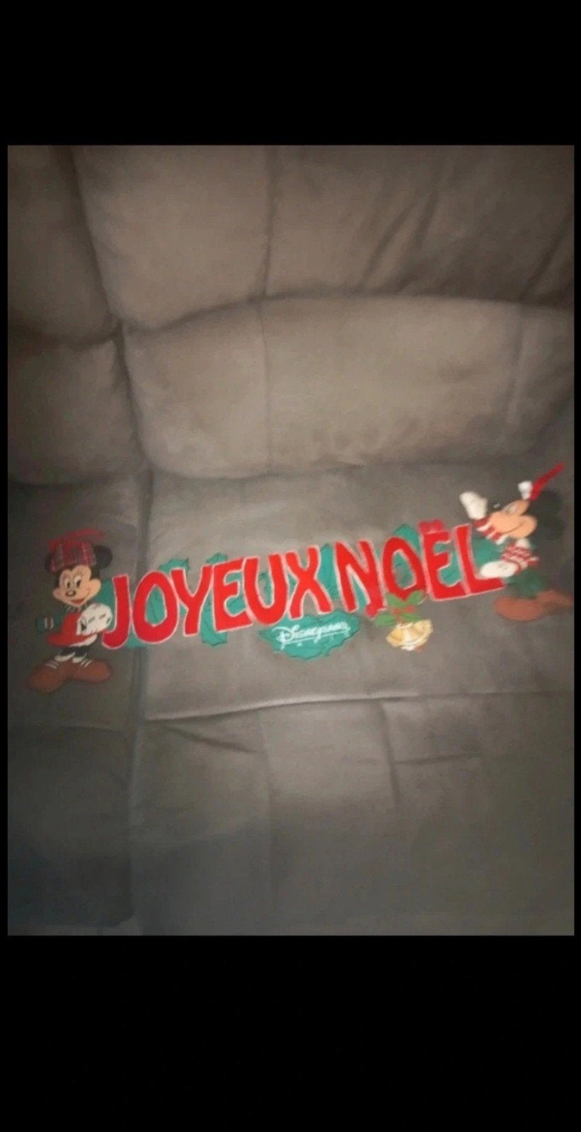 Guirlande joyeux Noël Disneyland paris vintage, Ophalen of Verzenden