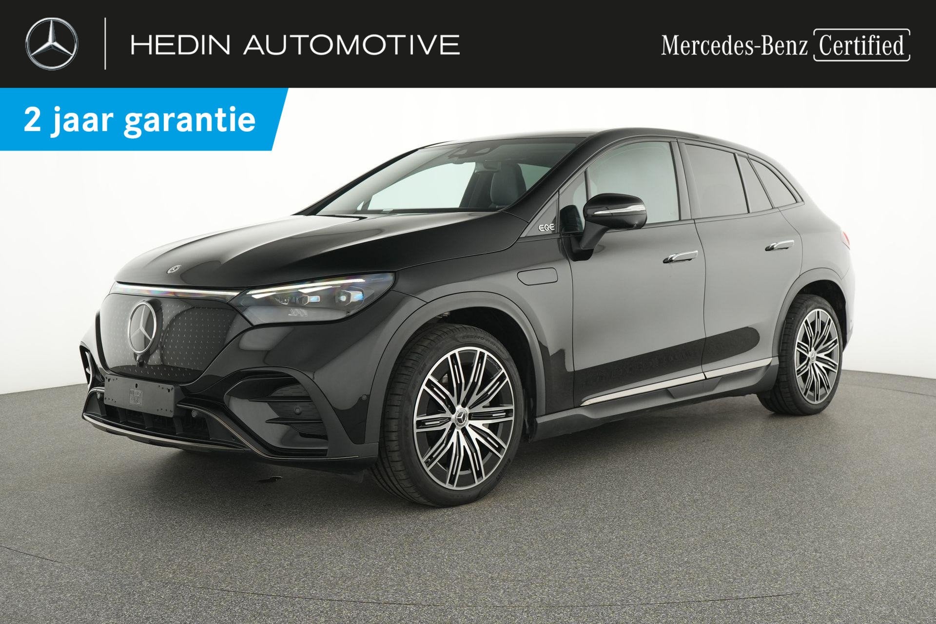 Mercedes-Benz EQE-Klasse 350 4MATIC SUV AMG Line | Panoramis, Auto's, Mercedes-Benz, Automaat, 607 km, Zwart, 96 kWh