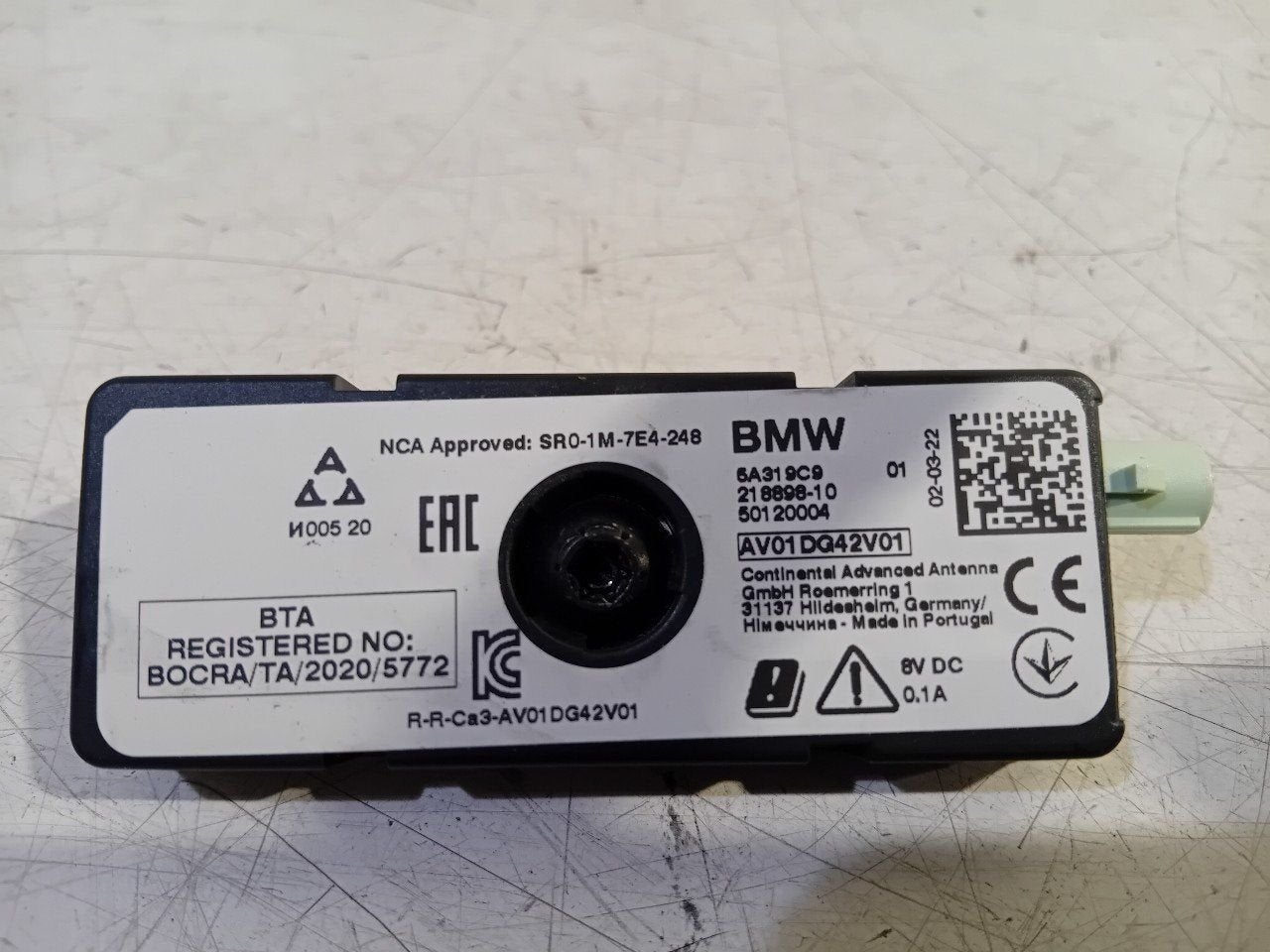 Antenne BMW iX, Enlèvement ou Envoi, Van der Ven Autorecycling B.V., Onderdelen@venauto.nl, Ettenseweg 76, 4706 PB Roosendaal, The Netherlands