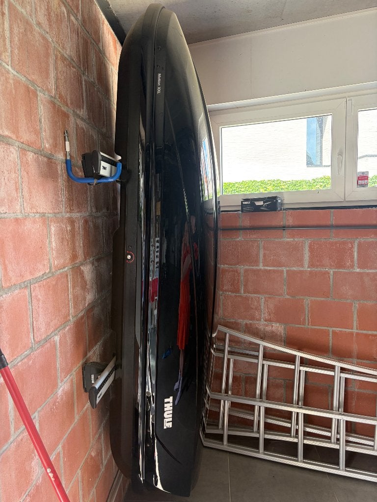 Thule dakkoffer skikoffer, Auto diversen, Dakdragers, Ophalen, Gebruikt