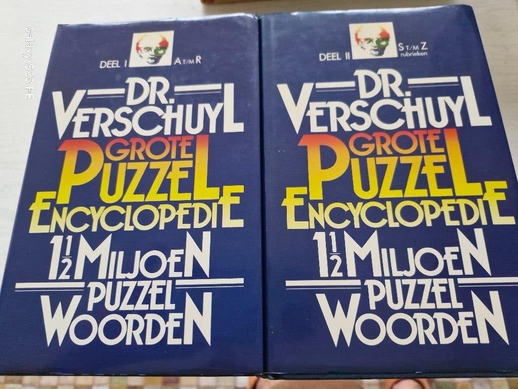 2-delig puzzelencyclopedie van Dr.Verschuyl, Boeken, Hobby en Vrije tijd, Ophalen of Verzenden, Gelezen, Overige onderwerpen