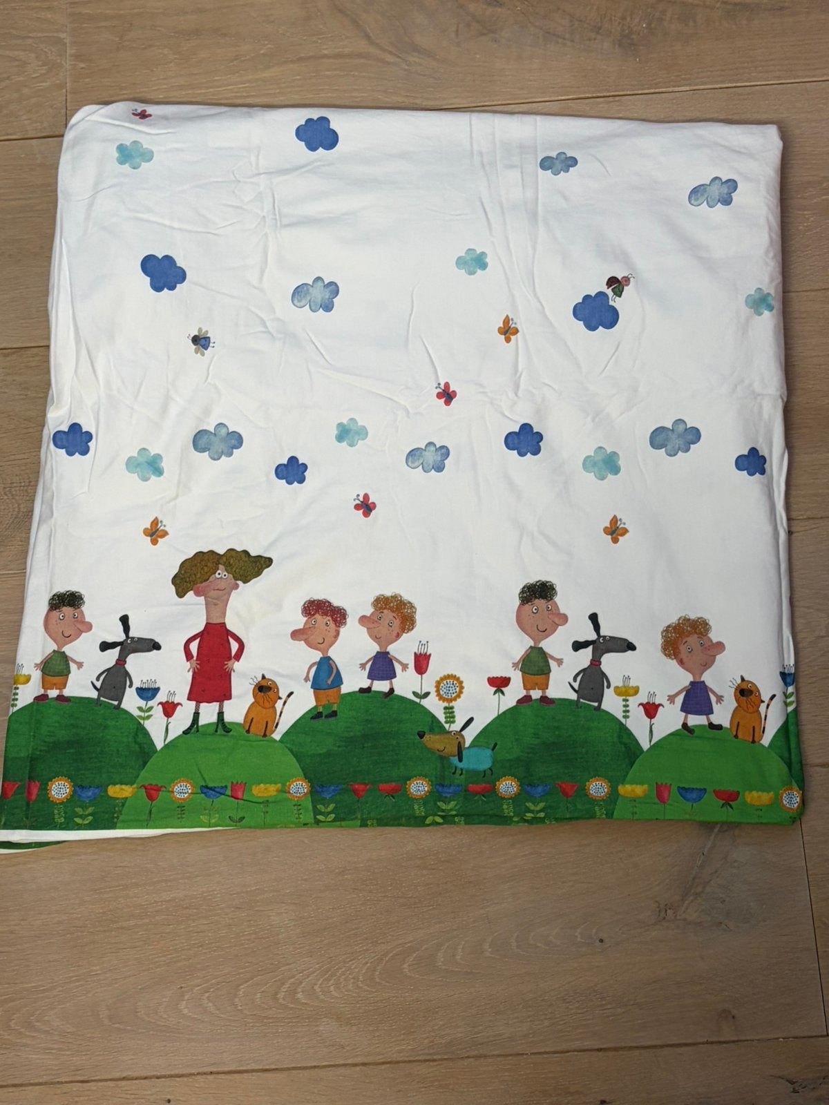 Stof - Tricot - 75 cm x 220 cm + reststukken, Ophalen of Verzenden, Zo goed als nieuw, 200 cm of meer, 30 tot 120 cm