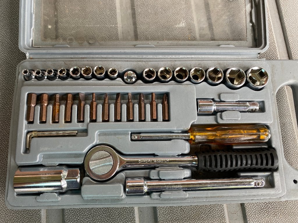 Ratelset 3/8", Doe-het-zelf en Bouw, Ophalen, Zo goed als nieuw, Sleutel/ratel