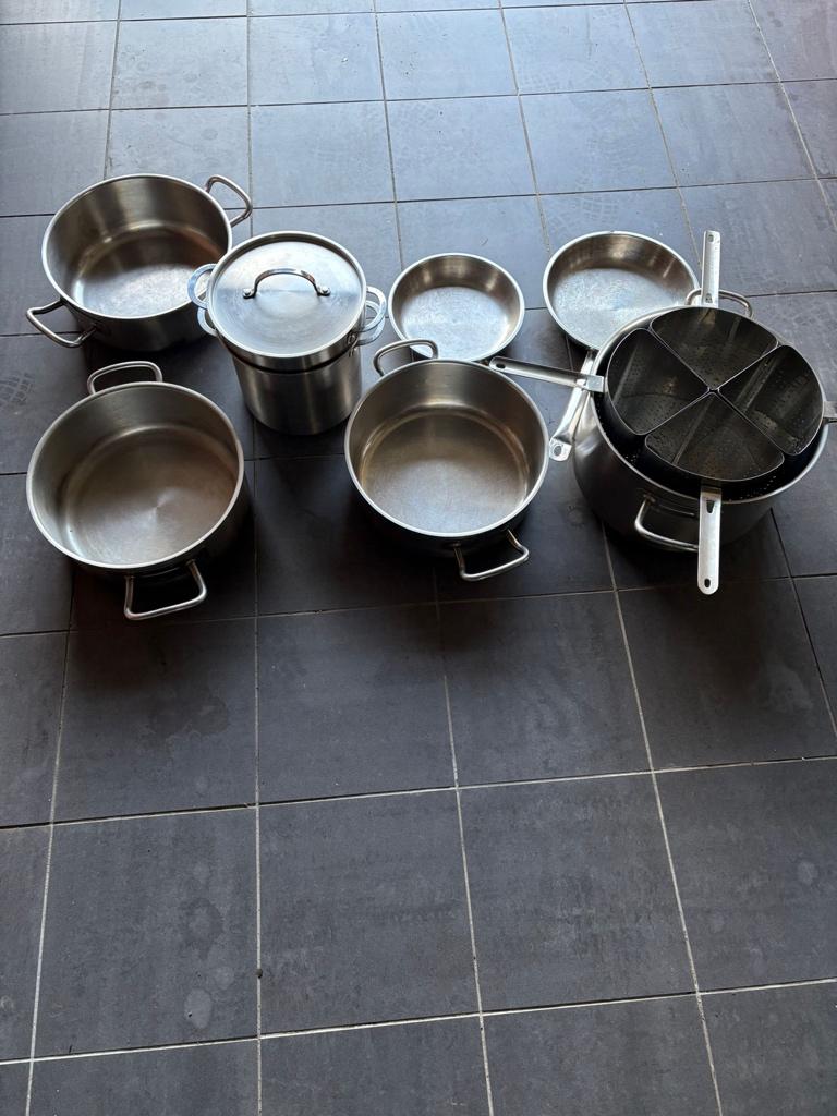 Professionele kookpotten, Huis en Inrichting, Ophalen, Zo goed als nieuw, Overige materialen, Overige typen