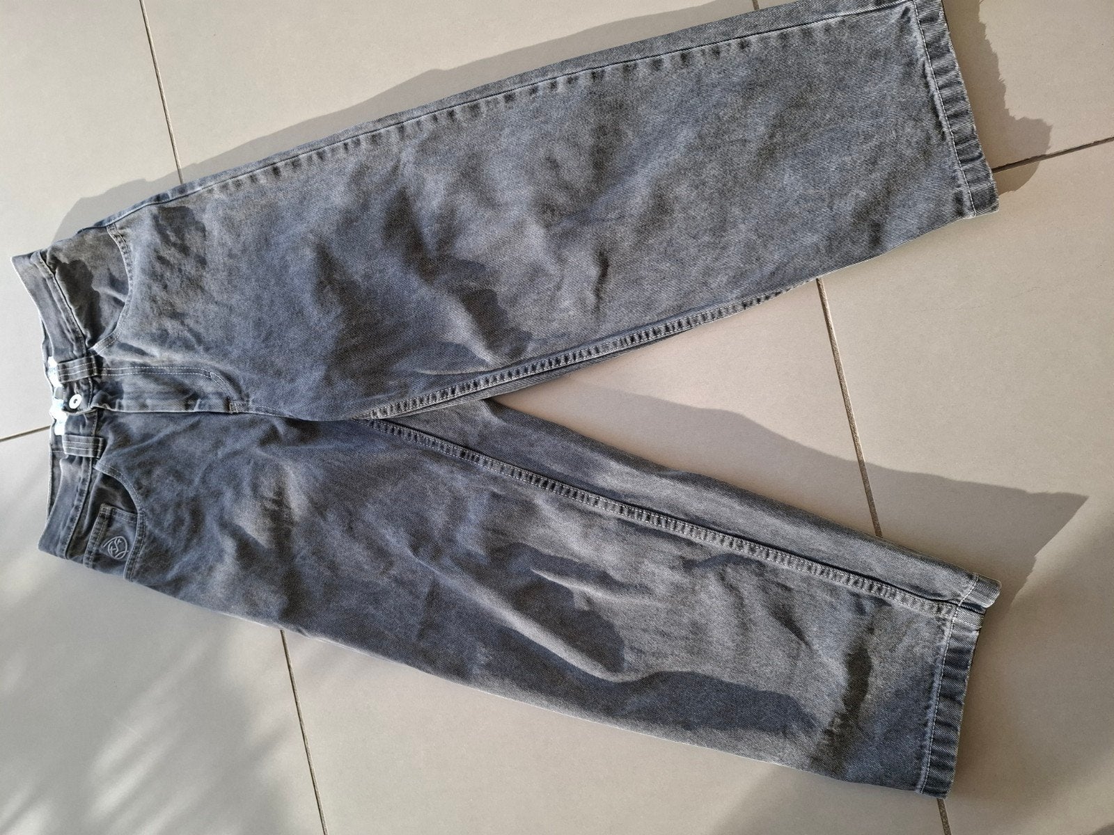 big boy polar jeans broek xxs, Zwart, Big boy polar, Ophalen of Verzenden, Zo goed als nieuw