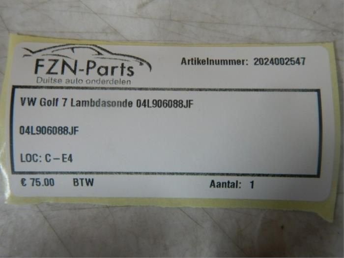 Lambda Sonde Volkswagen Golf (22735437), Ophalen of Verzenden, Gebruikt
