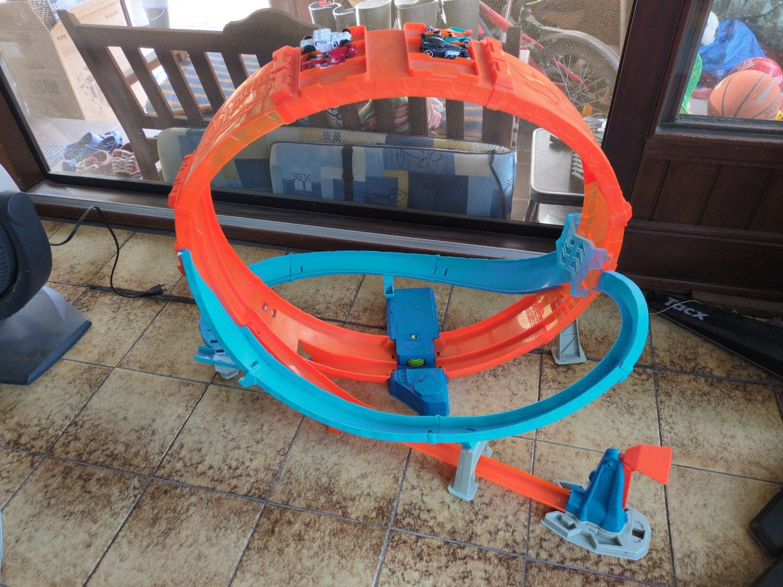 racebaan Hot Wheels, Racebaan, Ophalen of Verzenden, Met looping, Hot Wheels