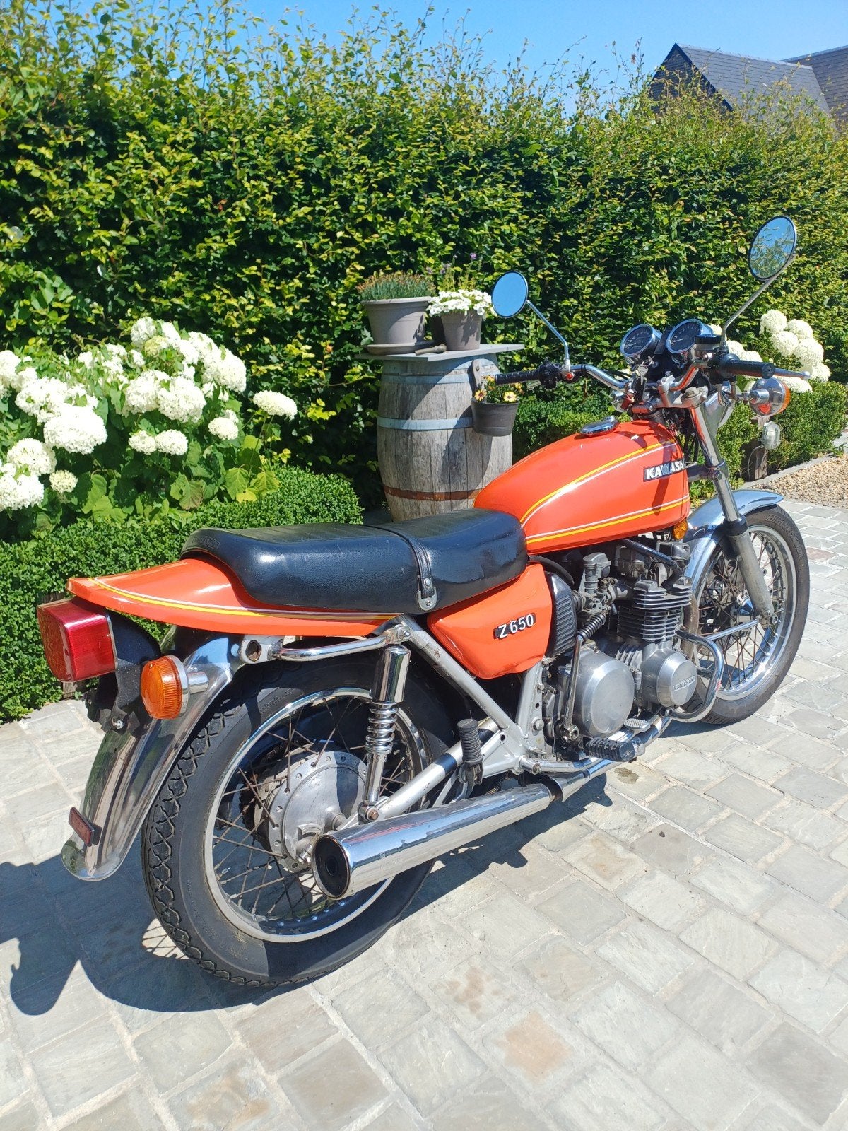 te koop kawasaki z650 1977, Motos, Enlèvement