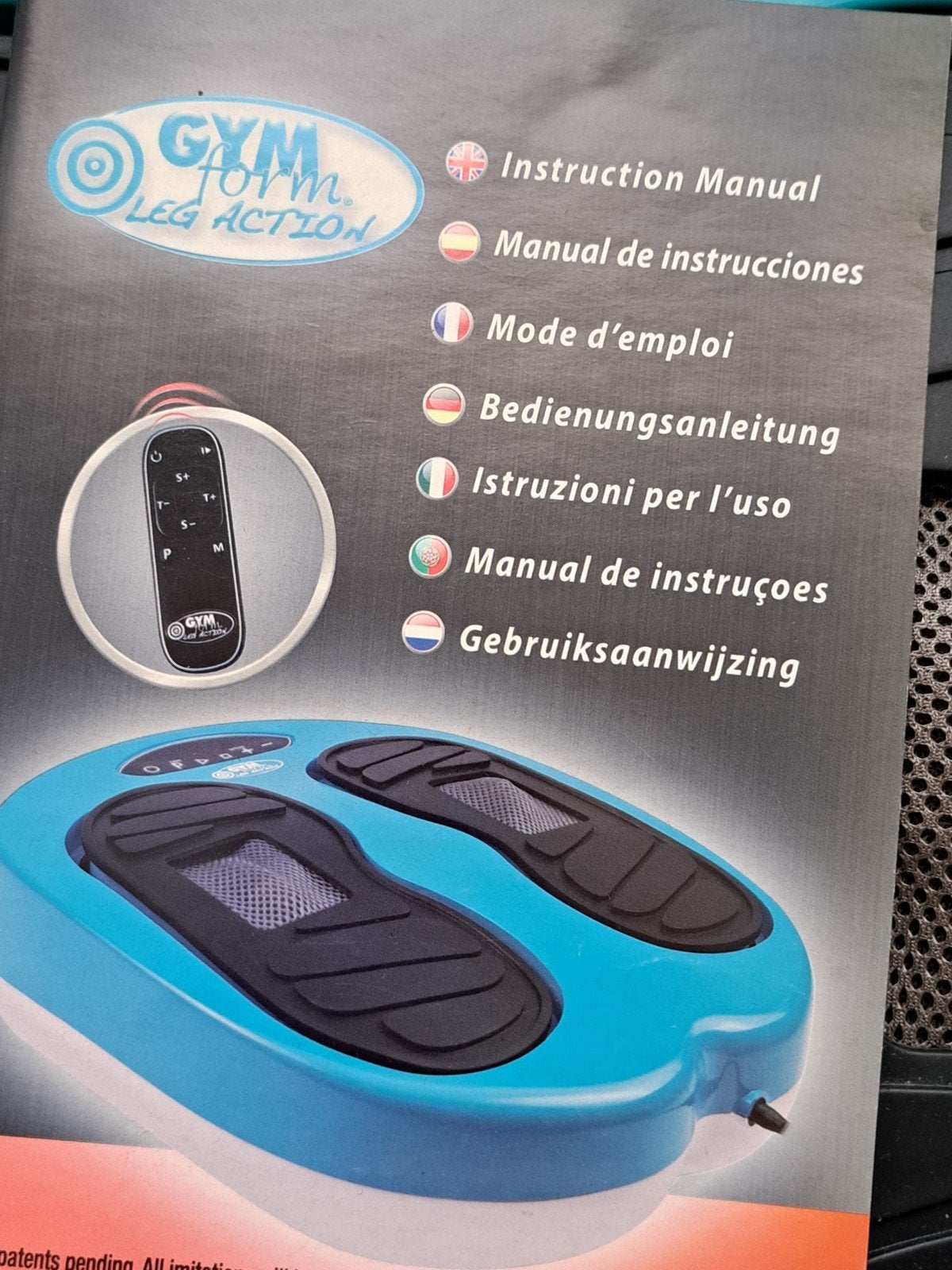 voetmassager, GYM Form leg action, Ophalen, Nieuw, Blauw