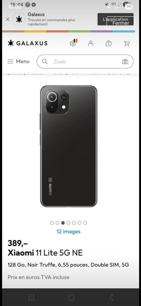 Xiaomi 11 lite 5g NE, Télécoms