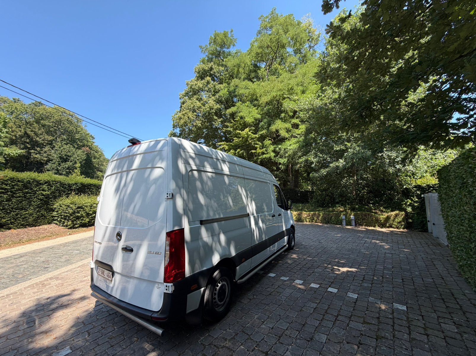 Mercedes Sprinter L2H2 98dkm 2021, Auto's, Voorwielaandrijving, Stof, Wit, Mercedes-Benz