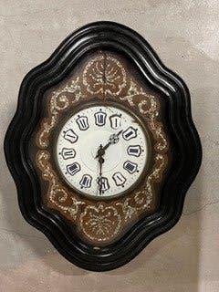 Authentieke Napoleon III bull's eye klok, Antiek en Kunst, Ophalen