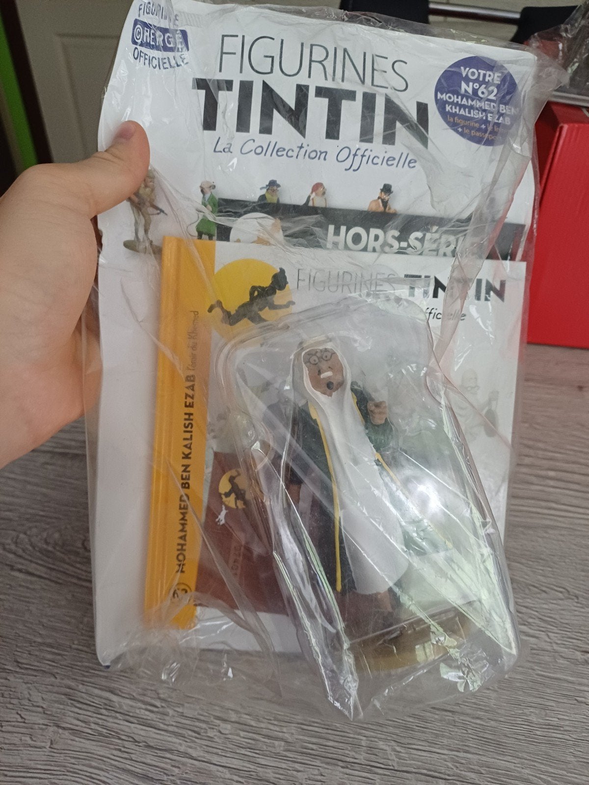 Figurine Tintin Mohammed Ben Kalish 62, Enlèvement ou Envoi, Tintin, Comme neuf, Statue ou Figurine